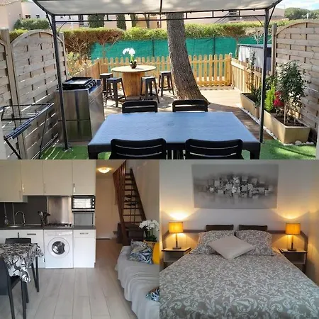 Διαμέρισμα Maison Duplex Avec Jardin 200 Metres Du Quartier Naturiste Agde